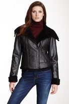 Thumbnail for your product : Kenneth Cole New York Faux Fur Collar Short Coat