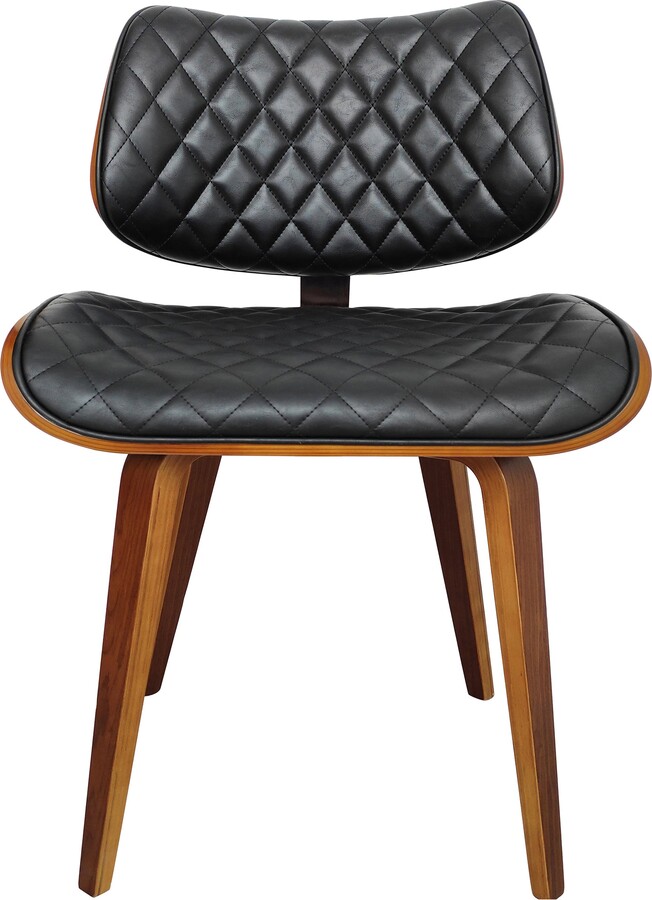Dunelm Remy Dining Chair, Faux Leather Black ShopStyle
