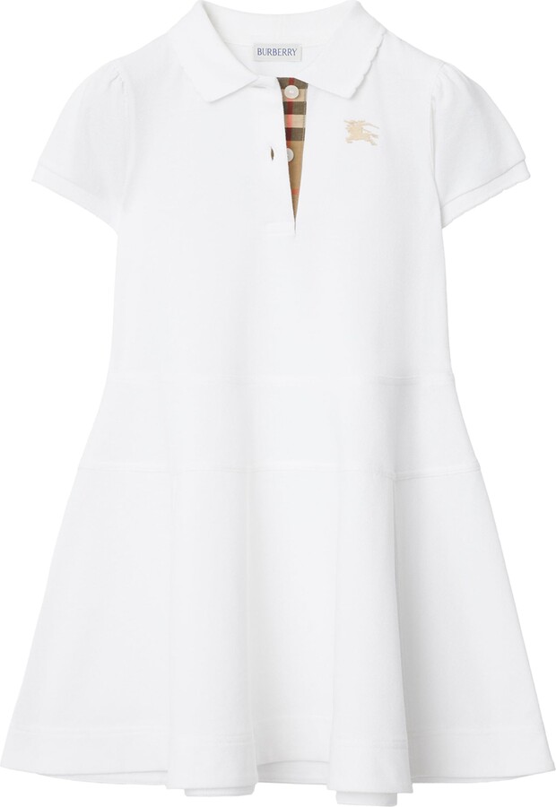 Burberry Children Cotton Ekd Polo Dress
