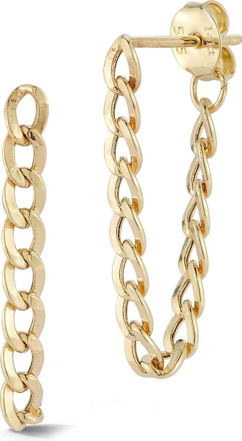 Gold Earrings Front Back Earrings Kohls Ember Fine Jewelry 14K