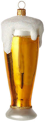 One Kings Lane Beer Ornament - Gold/Frost