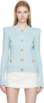 Thumbnail for your product : Balmain Blue Cropped Cardigan