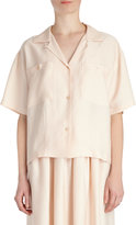 Thumbnail for your product : Stella McCartney Washed Satin Camp Shirt