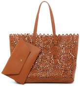 Thumbnail for your product : Shiraleah Helena Faux Leather Tote & Envelope Clutch
