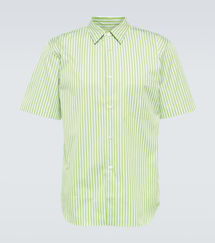 Comme des Garçons Homme Deux Striped cotton poplin shirt