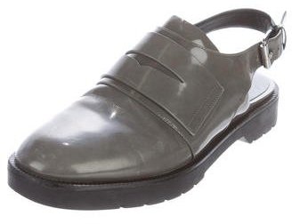 Alexander Wang Patent Leather Slingback Loafers