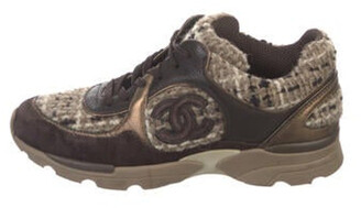 fuzzy chanel sneakers