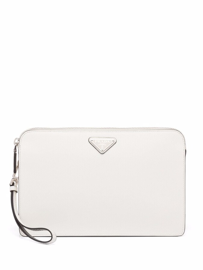 Prada Leather Pouch | Shop the world's largest collection of 