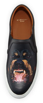 Thumbnail for your product : Givenchy Men's Rottweiler-Print Leather Skate Shoe