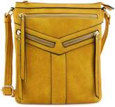 Thumbnail for your product : Isa Belle Isabelle Double Compartment Crossbody Bag with Zipper Accent