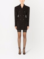 Thumbnail for your product : Dolce & Gabbana Cordonetto-Lace Double.breasted Blazer