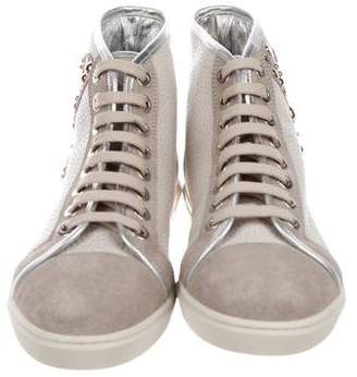Louis Vuitton Studded Punchy Sneakers