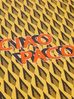 Thumbnail for your product : Paco Rabanne Ciao Paco Geometric-print Satin Scarf - Yellow Multi