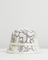 Thumbnail for your product : Max Alexander Women's White Fascinators - Cloche Bucket Hat