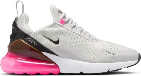 Women's Nike Air Max 270 Sneakers 7 Regular Photon Dust/Metallic Silver-Hyper Pink