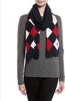 Thumbnail for your product : Moncler Sciarpa Argyle Scarf, Navy