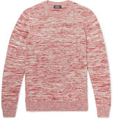 Thumbnail for your product : A.P.C. Soto Mélange Cotton Sweater