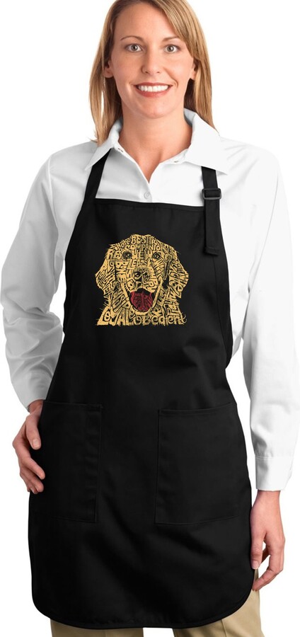 Full Length Word Art Apron - Dog