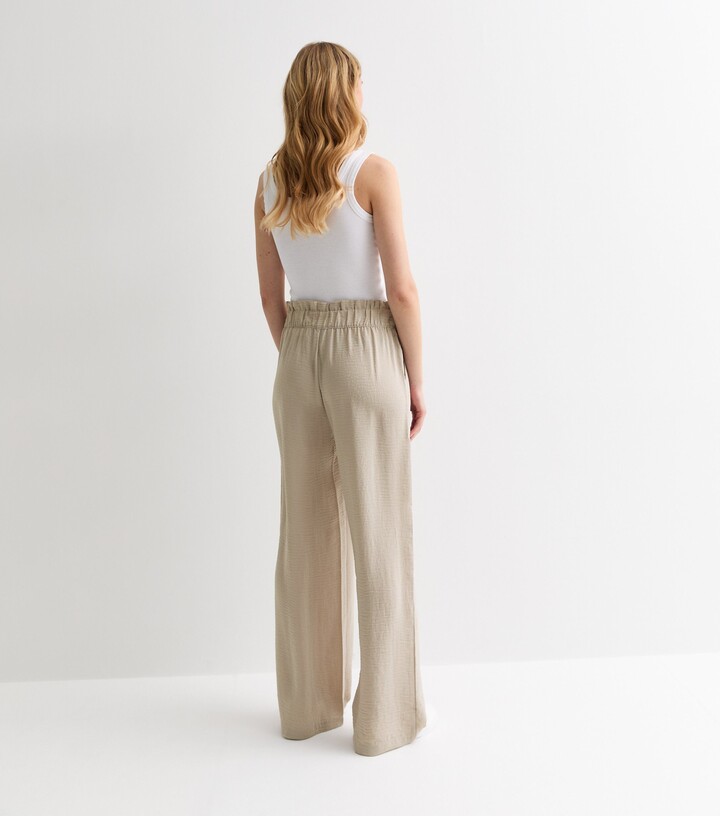 I See Fire Stone High Waisted Wide Leg Trousers