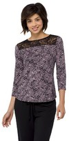 Thumbnail for your product : Women's 3/4 Sleeve Sleep Top with Lace - Gilligan & O'Malley®