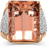 Thumbnail for your product : Frederic Sage 18K Pink Gold One and Only Morganite Ring, Size 7