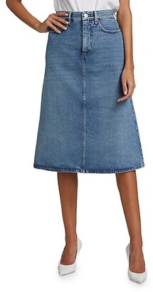Balenciaga Five-Pocket Jeans Skirt