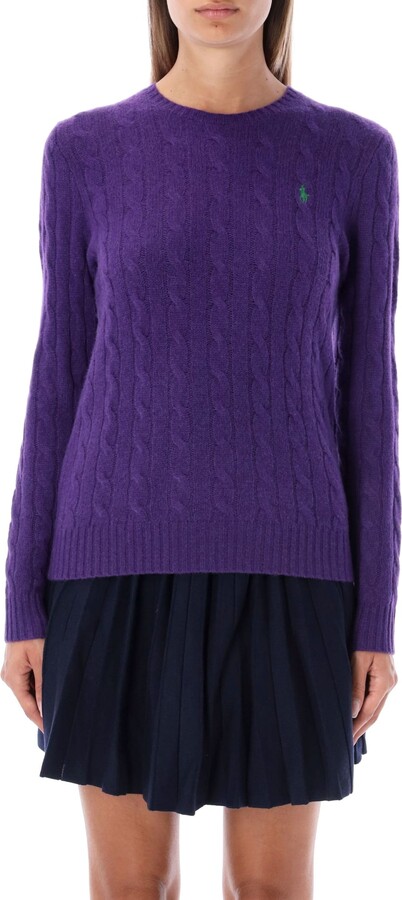 Polo Ralph Lauren Purple Women's Sweaters | ShopStyle