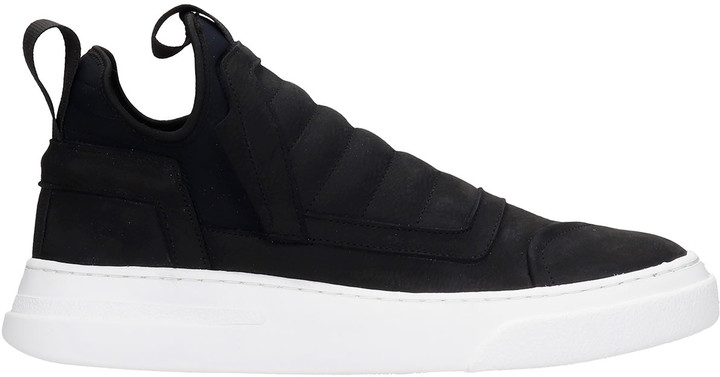 Bruno Bordese Damper Sneakers In Black Nubuck - ShopStyle