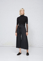 Thumbnail for your product : Pleats Please Issey Miyake Black Tie Waist Wide Leg Pant