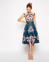 Thumbnail for your product : ASOS Vintage Midi Bardot Dress