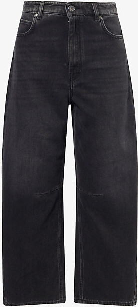 Womens Black Douglas Balloon Denim Jeans 10