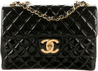 Chanel Vintage Patent Jumbo XL Flap Bag - ShopStyle