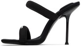 Thumbnail for your product : Alexander Wang Black Padded Julie Heeled Sandals