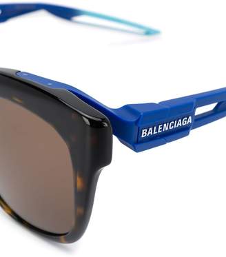 Balenciaga Eyewear hybrid d-frame sunglasses