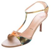 Thumbnail for your product : Vera Wang Printed T-Strap Sandals