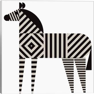 iCanvas Zebra Stripe by Greg Mably (Giclee Canvas)