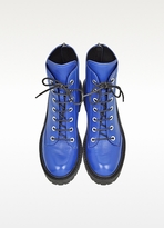 Thumbnail for your product : Kenzo Blue Nappa Leather Tiger Boot