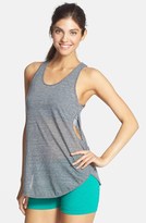 Thumbnail for your product : Alternative Apparel Alternative 'Breathe Deeply' Side Cutout Racerback Tank