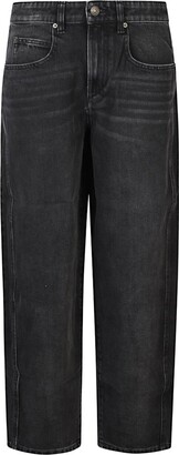Isabel Marant Oriane Denim Barrel Jeans - ShopStyle