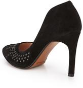 Thumbnail for your product : Clarks Azizi Verdi Embellished Suede Court Shoes