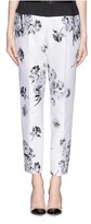 Thumbnail for your product : Nobrand Rose jacquard tapered pants