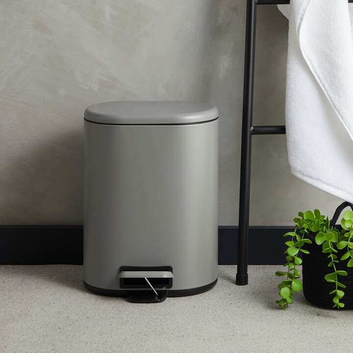 Dunelm Grey Recycling Bin Grey ShopStyle Bath Accessories