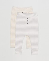 Thumbnail for your product : Cotton On Baby - Girl's Grey Leggings - 2-Pack Patrick Pants - Babies - Size 12-18 months at The Iconic