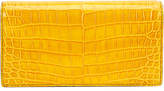 Thumbnail for your product : Bottega Veneta Shiny Crocodile Knot-Lock Clutch Bag with Strap