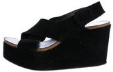 Thumbnail for your product : Pedro Garcia Denia Crossover Wedge Sandals