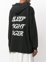 Thumbnail for your product : MM6 MAISON MARGIELA Sleep Tight Tiger hoodie