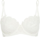 Thumbnail for your product : Wacoal Opulence Embellished Embroidered Tulle Balconette Bra
