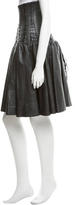 Thumbnail for your product : Alaia Leather Lace Up Skirt