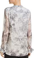 Thumbnail for your product : Elie Tahari Nori Marbled Floral Print Blouse