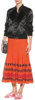 Thumbnail for your product : Valentino printed wool skirt